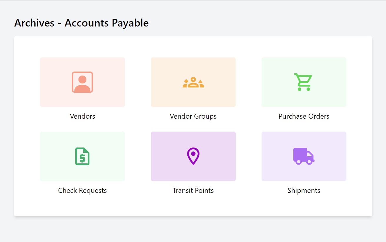 PVenta ERP - Accounts Payable Module